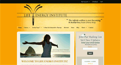 Desktop Screenshot of lifeenergyinstitute.net